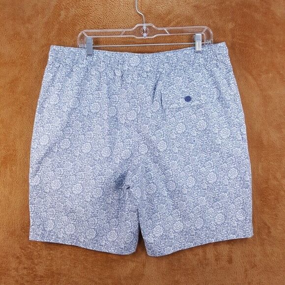 RAILS Mens Swimwear XL Blue Pull On Swim Trunks Drawstring KIAN Coastal Teal - Picture 4 of 12